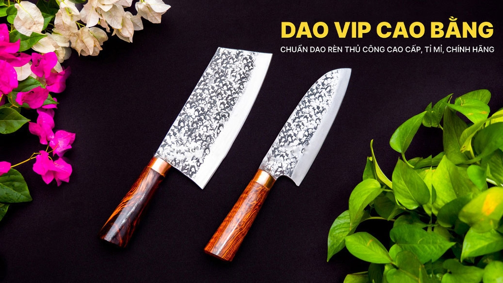 Bộ dao đa năng Chặt - Thái - Lọc - CD04 DAO VIP CAO BẰNG