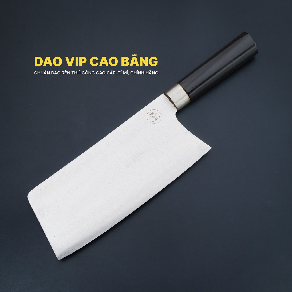Dao chặt xương thép trắng - CXKM HÀNG CHUẨN DAO VIP CAO BẰNG