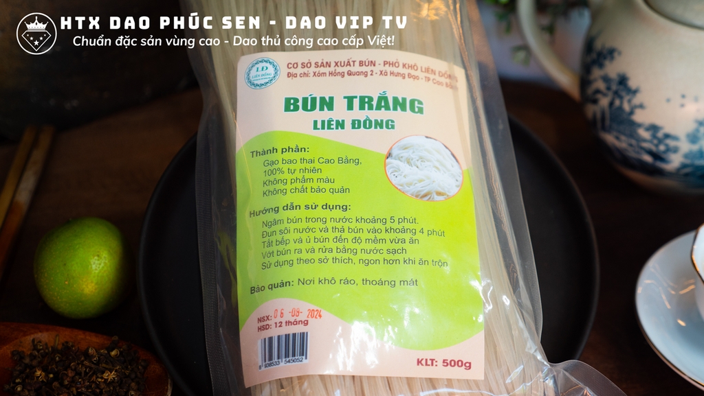 Bún khô trắng Liên Đồng 500g - BKT500G