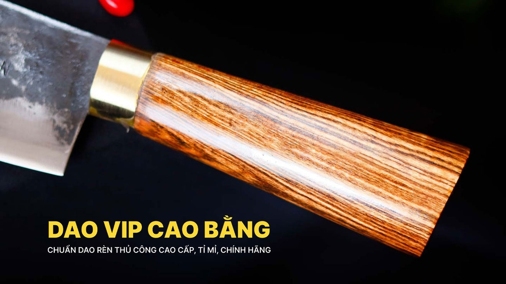 DAO TÔNG CHẶT GÀ MỚI G07CD cán cẩm khâu đồng DAO VIP CAO BẰNG