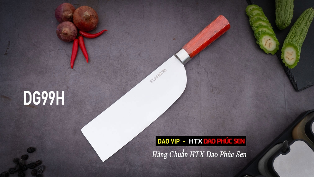 Dao chặt gà thép trắng CG99H