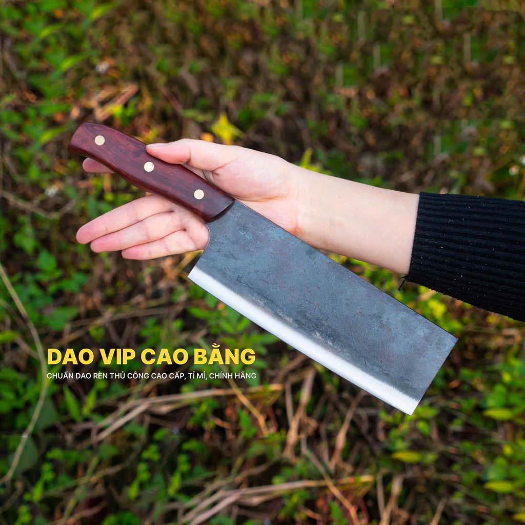 Dao chặt gà cao cấp nhíp xe - SG08 DAO VIP CAO BẰNG