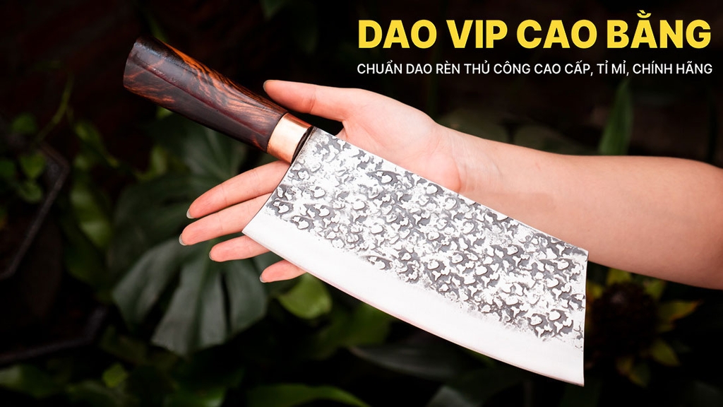 Dao chặt gà 03 CG03TDD chất lượng, vệ sinh - Hàng chuẩn của DAO VIP CAO BẰNG