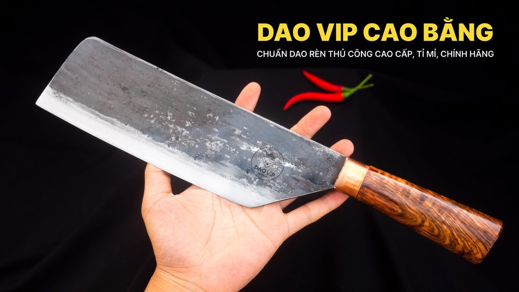Dao phay chặt gà - CG1DD, Hàng chuẩn DAO VIP CAO BẰNG