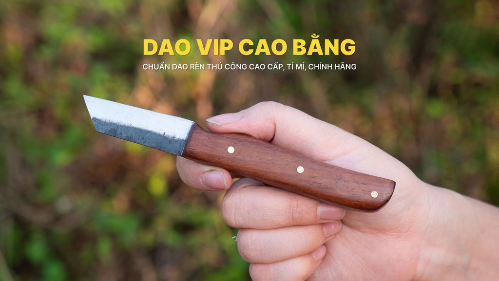 Dao rọc giấy ghép cây thép nhíp xe DRG chất lượng, hàng chuẩn CHÍNH HÃNG CỦA DAO VIP CAO BẰNG