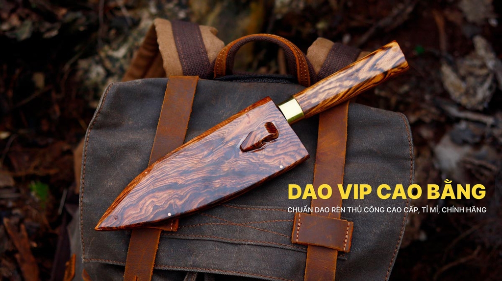 Dao Deba N12DVG Vỏ gỗ DAO VIP CAO BẰNG