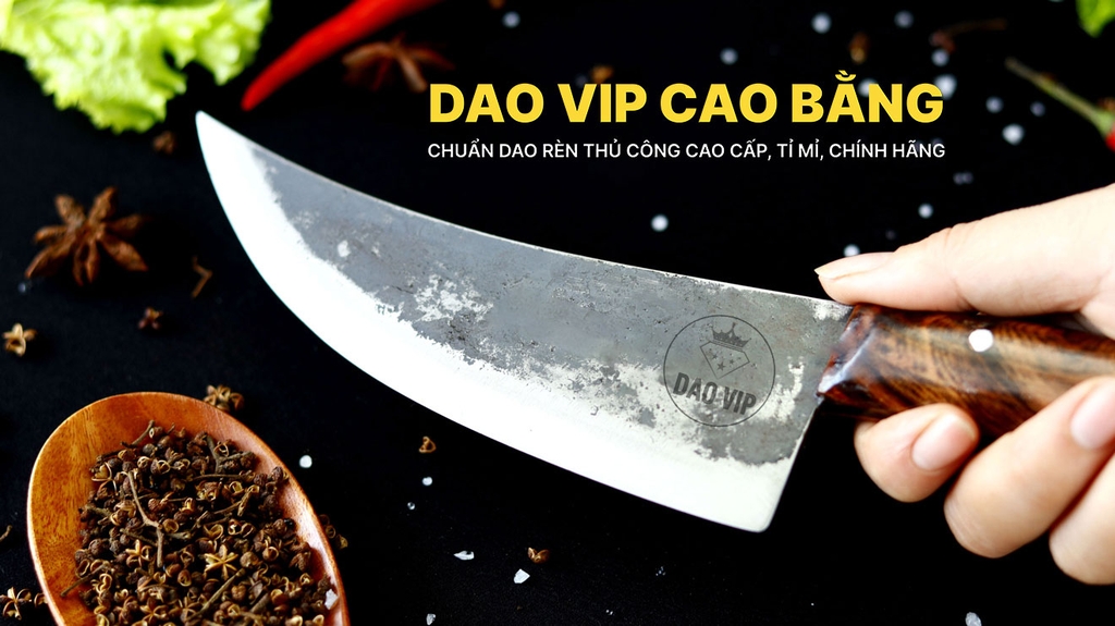 DAO LỌC - THÁI 01 CÁN GỖ TỰ NHIÊN G14 | DAO VIP CAO BẰNG