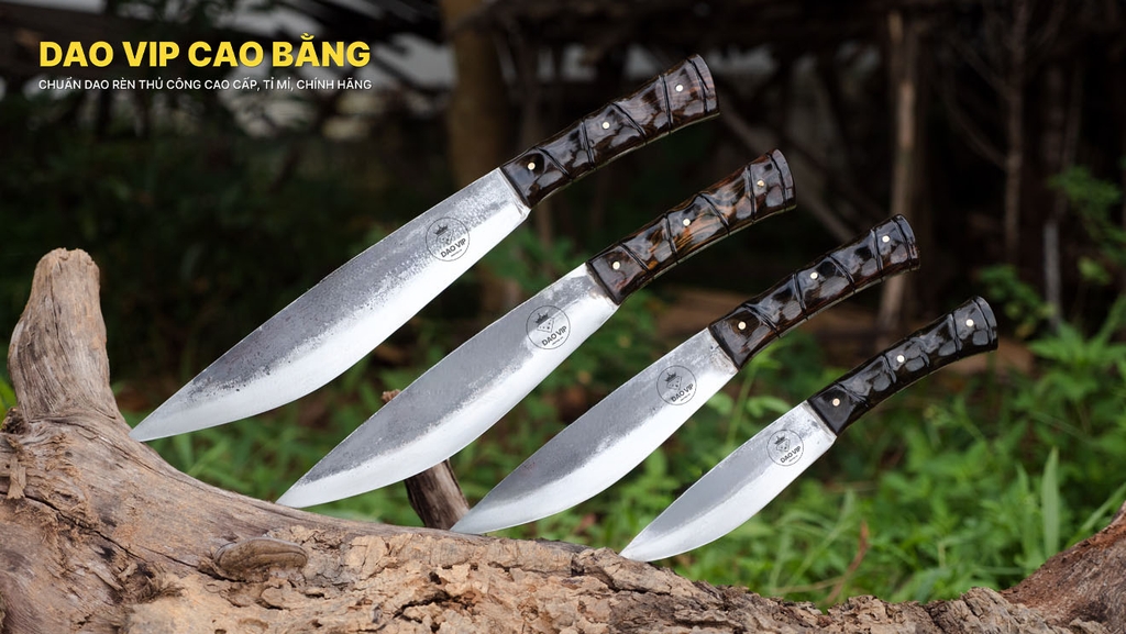 Bộ Dao Đi Rừng Nhíp Xe - CBM02 Dao Vip Cao Bằng