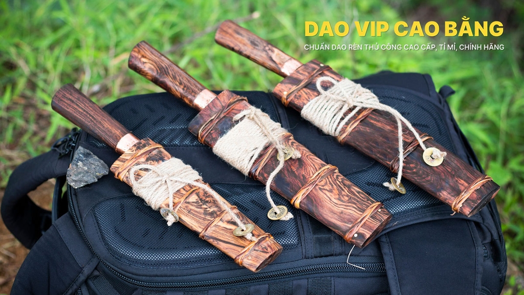 Bộ Dao Đi Rừng Nhíp Xe - CBM3 Dao Vip Cao Bằng