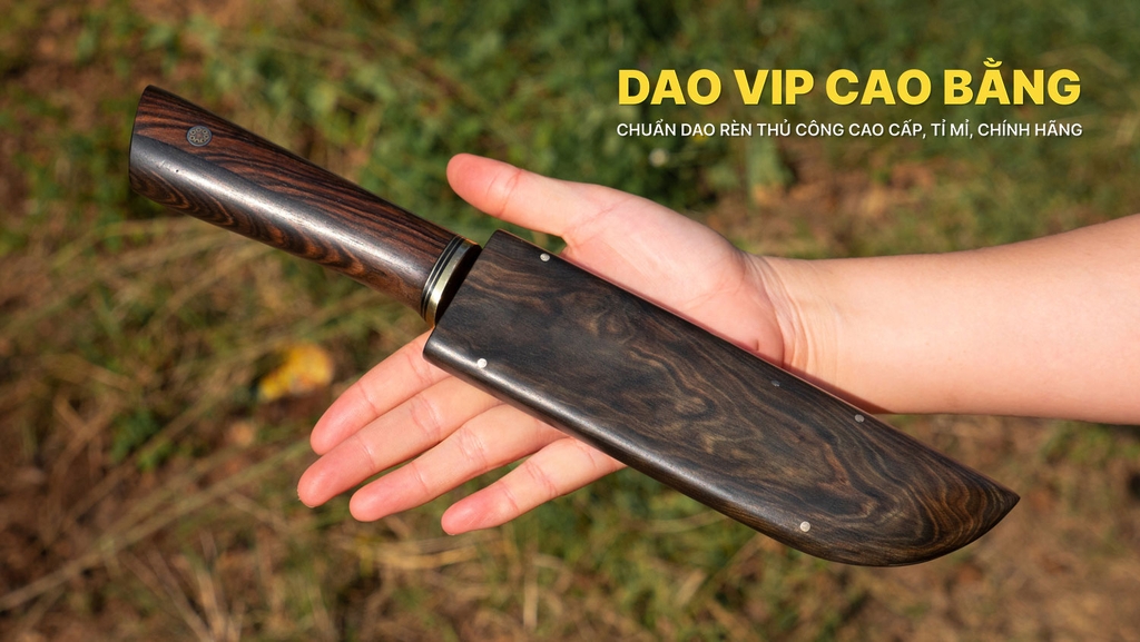 Dao Đi Rừng Thép Trắng - M18XKVG Dao Vip Cao Bằng