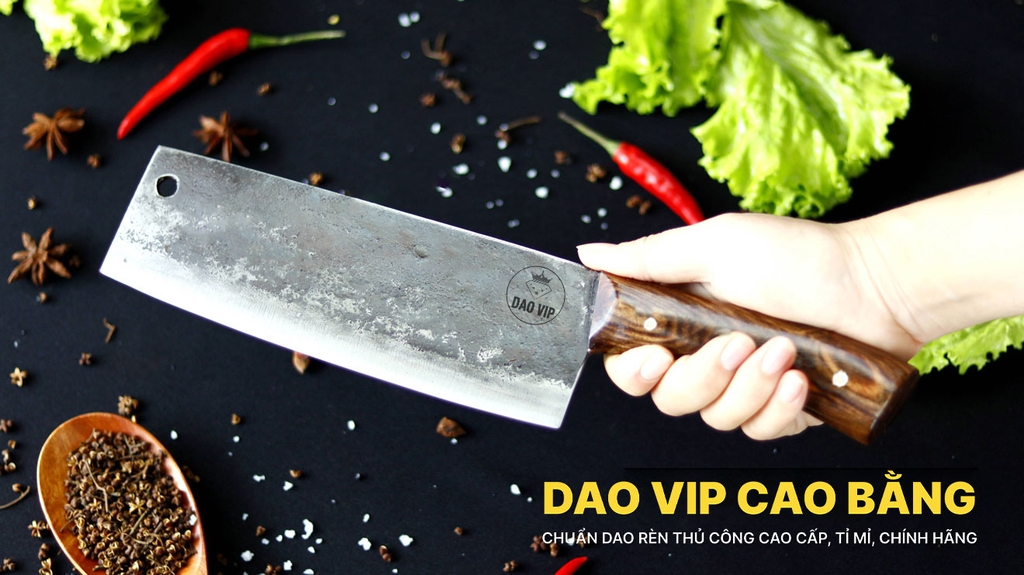 DAO THÁI 20 cán ốp nu nghiến G02OND DAO VIP CAO BẰNG