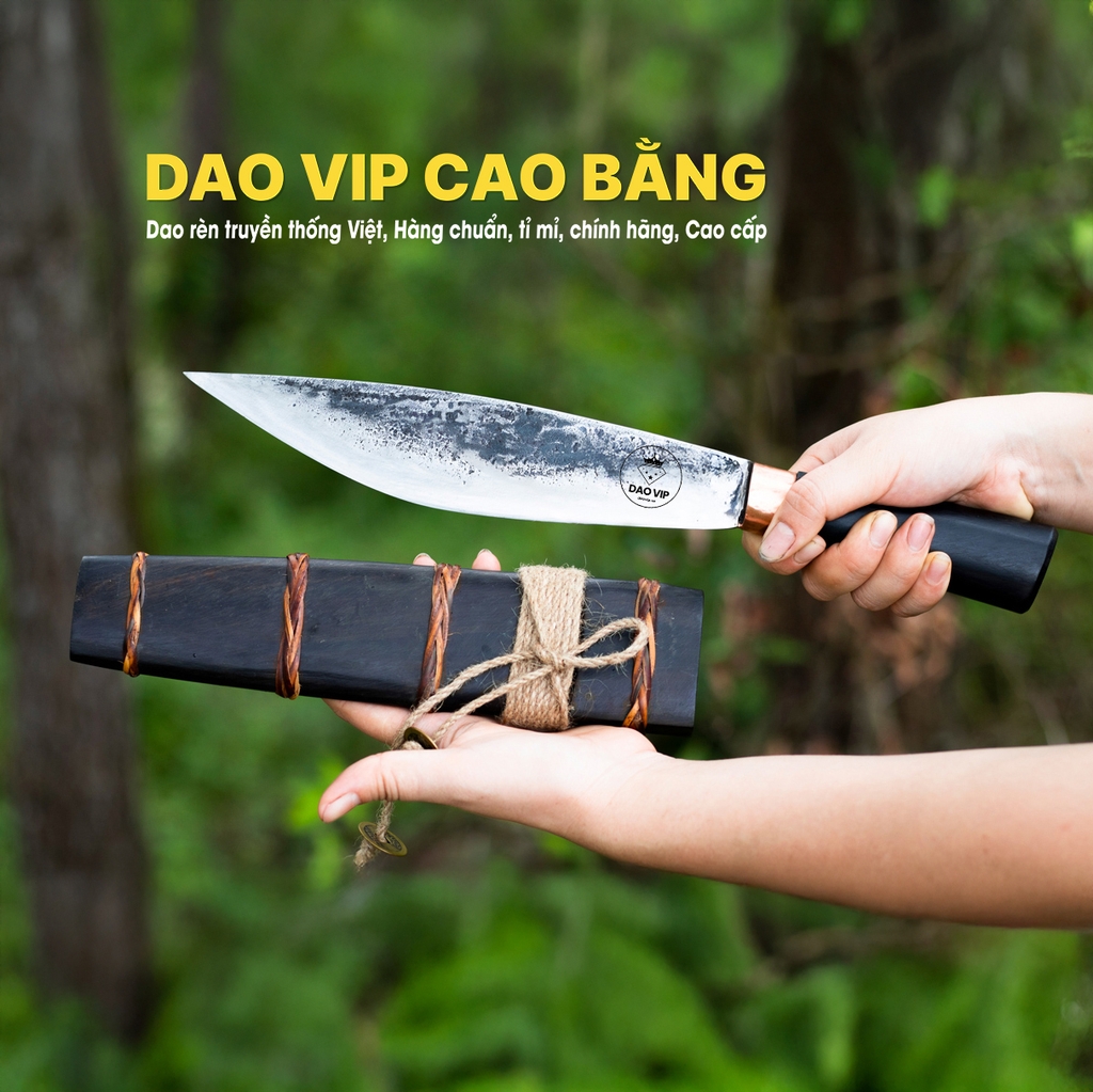 Dao Đi Rừng Nhíp Xe Có Vỏ - M25MDD Dao Vip Cao Bằng