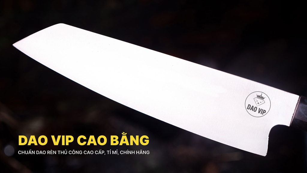 Dao thái lọc thép trắng DNK01 kháng gỉ tốt, HÀNG CHUẨN CỦA DAO VIP CAO BẰNG