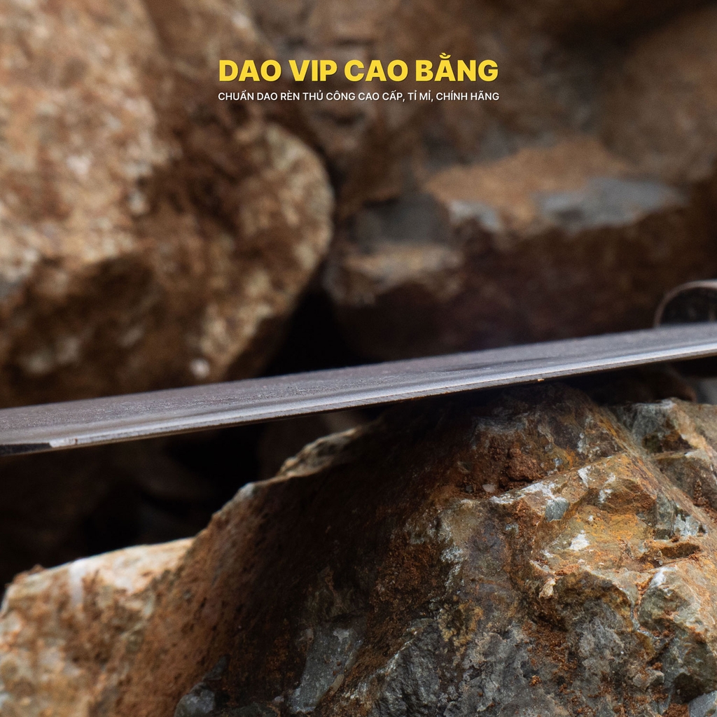 Dao xây thép nhíp rèn thủ công bền đẹp đầm tay DXN