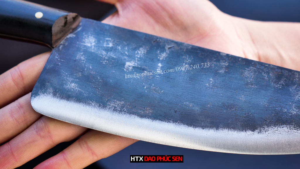 Dao lọc thái thép nhíp xe cán gỗ cẩm GT09A / HTX DAO PHÚC SEN
