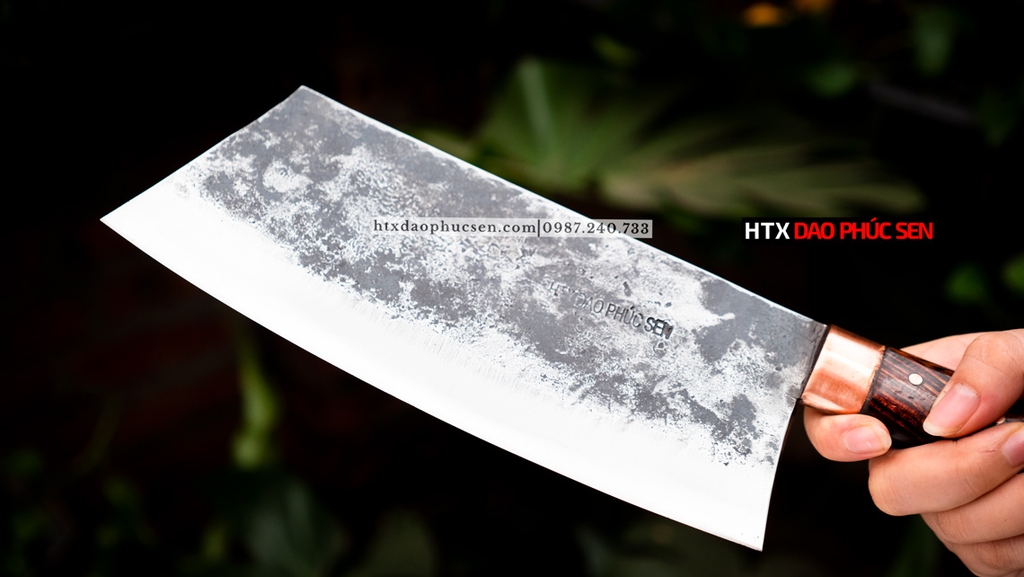 Dao chặt gà 03 CG03TDD chất lượng, vệ sinh - Hàng chuẩn của DAO VIP - HTX DAO PHÚC SEN