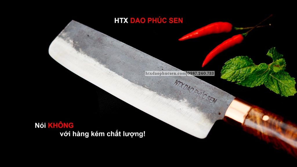 DAO PHÚC SEN bản Usuba khâu đồng đỏ