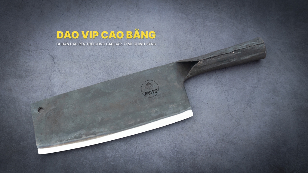 Dao chặt xương trâu bò cán sắt S061KG2 sắc bén, hàng chuẩn chính hãng CỦA DAO VIP CAO BẰNG