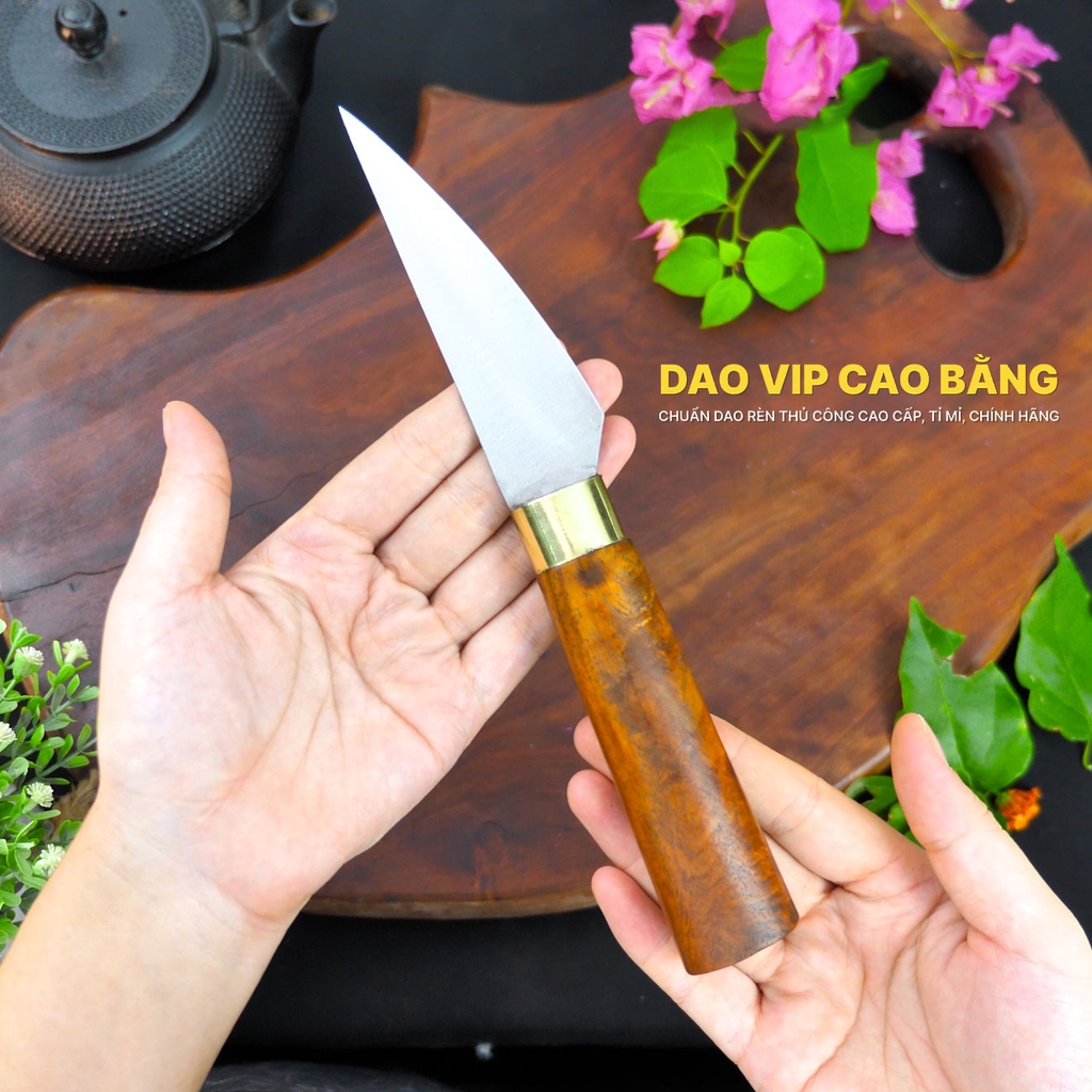 Dao lọc thép trắng cao cấp cán gỗ - G13TK DAO VIP CAO BẰNG
