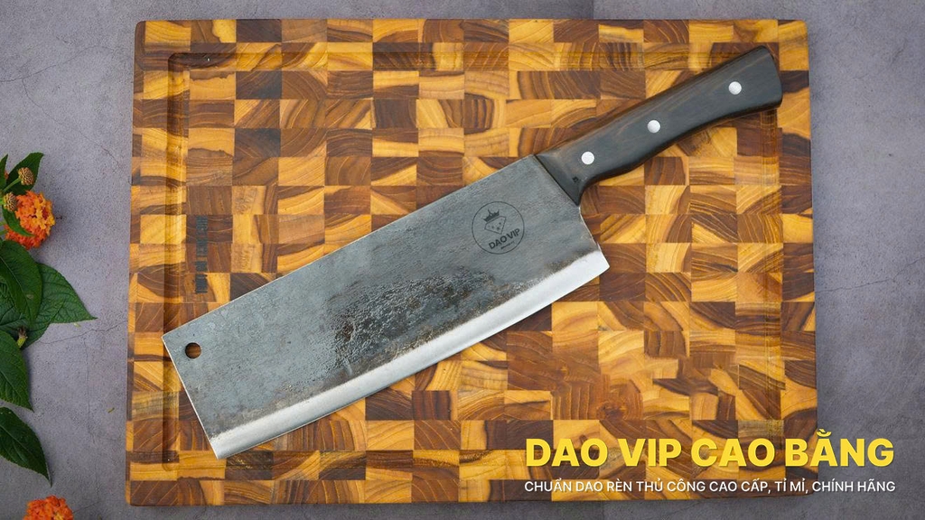 Dao chặt lợn quay 27cm DCLM27, hàng chuẩn chính hãng của DAO VIP CAO BẰNG