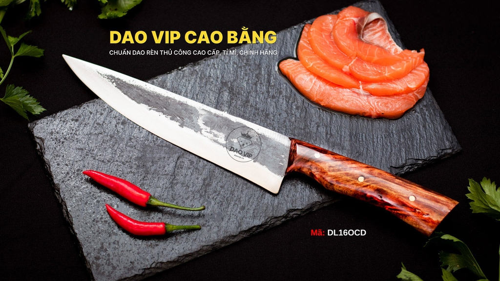 Dao lọc 16 cán ốp cẩm - DL16OCD DAO VIP CAO BẰNG