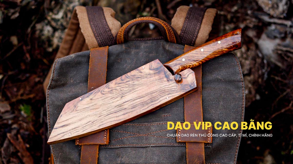 Dao thái GT05VG vỏ gỗ DAO VIP CAO BẰNG