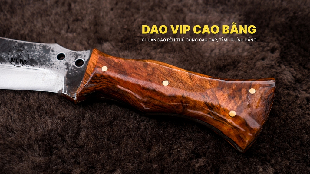 Dao Quắm Đi Rừng Nhíp Xe - QDR Dao Vip Cao Bằng