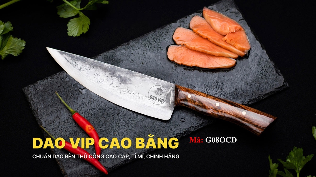 DAO BẦU LỌC 16 cán ốp nu nghiến G08OND DAO VIP CAO BẰNG