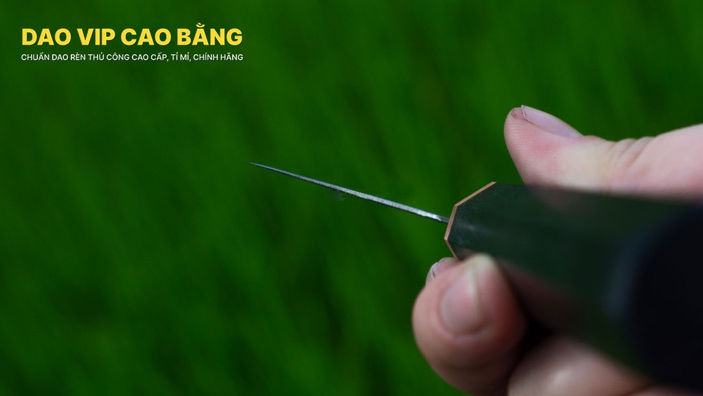 Dao thái thép trắng cao cấp CT10, an toàn, vệ sinh, HÀNG CHUẨN CỦA DAO VIP CAO BẰNG