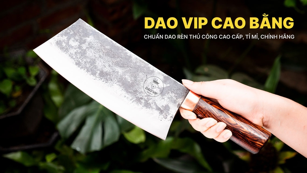 Dao chặt gà 03 CG03TDD chất lượng, vệ sinh - Hàng chuẩn của DAO VIP CAO BẰNG