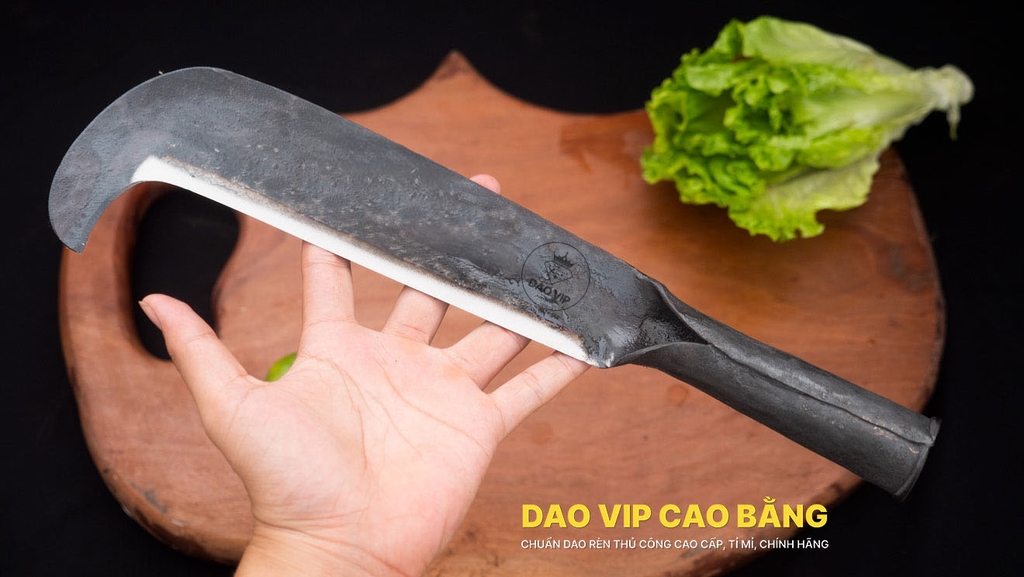 Dao quắm chặt cây phát cỏ sắc bén - Thép nhíp ô tô C03, hàng chuẩn chính hãng của DAO VIP CAO BẰNG