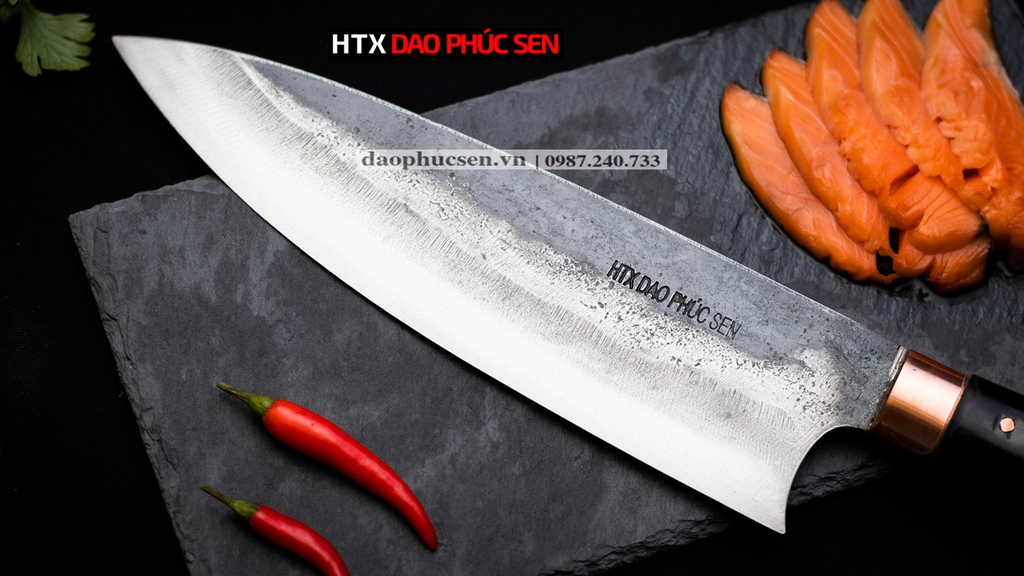 Dao Chặt Lọc 02 cán mun khâu đồng