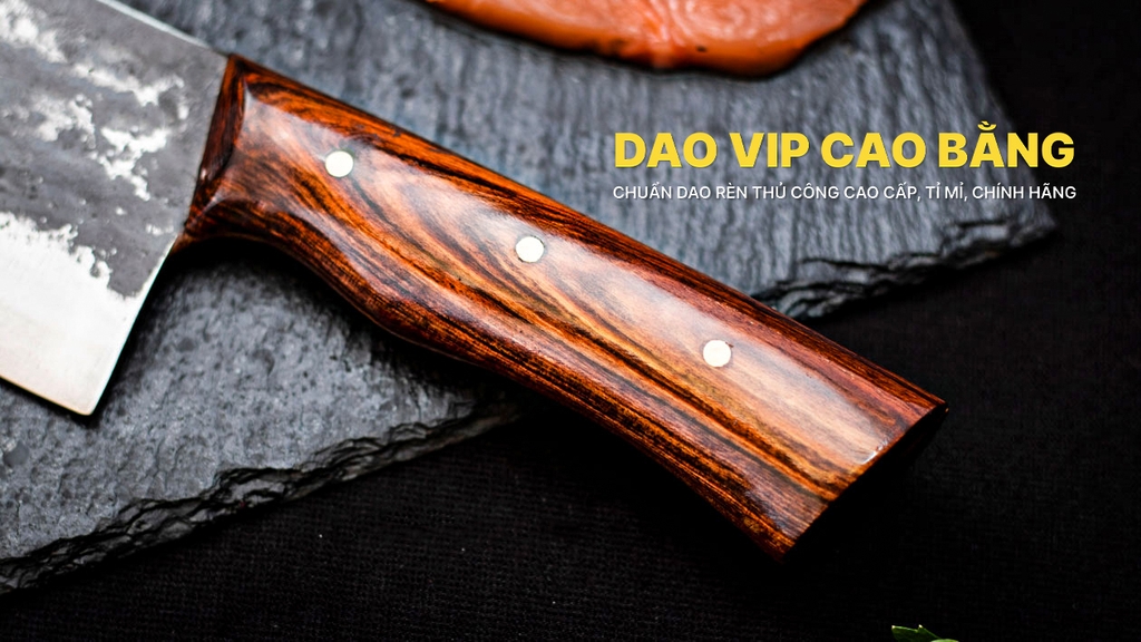Dao thái kiểu 07 cán ốp cẩm GT07 DAO VIP CAO BẰNG