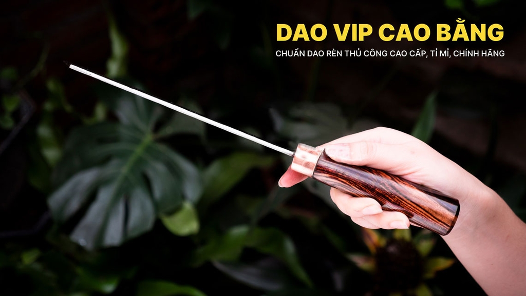 Dao chặt gà 03 CG03TDD chất lượng, vệ sinh - Hàng chuẩn của DAO VIP CAO BẰNG