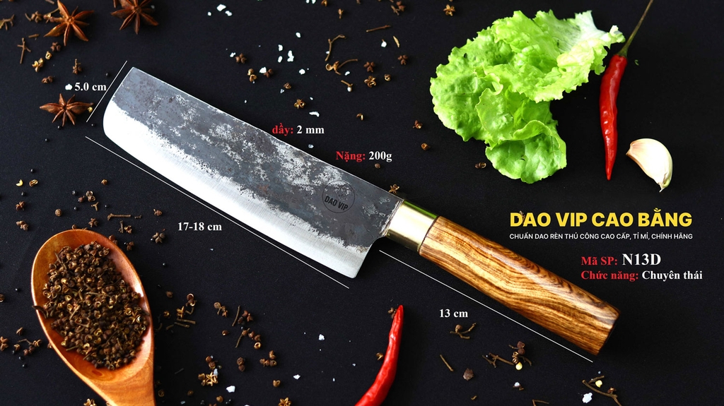 DAO bản usuba N13D khâu đồng DAO VIP CAO BẰNG