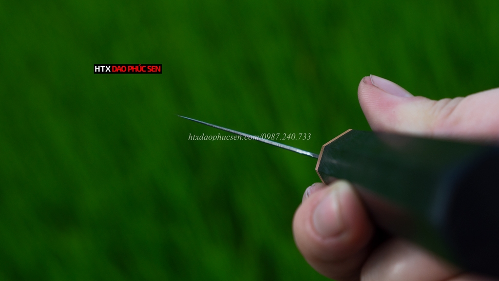 Dao thái thép trắng cao cấp CT10, an toàn, vệ sinh, HÀNG CHUẨN CỦA DAO VIP - HTX DAO PHÚC SEN