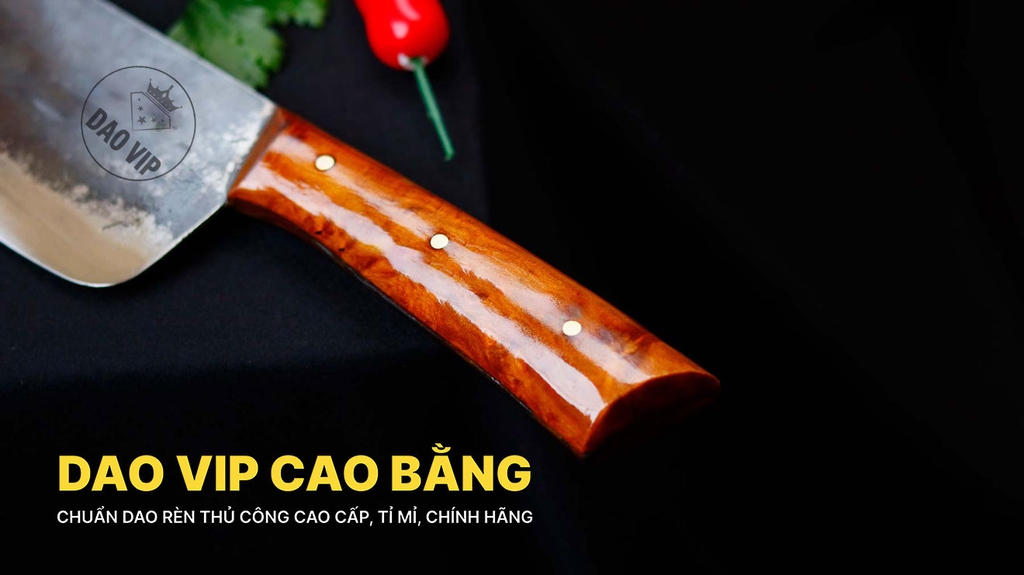 Dao phúc sen bầu lọc 22 G10OCD cán ốp cẩm DAO VIP CAO BẰNG