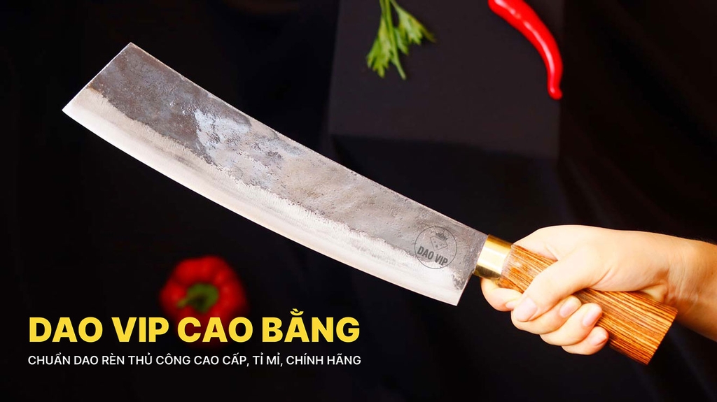 DAO TÔNG CHẶT GÀ MỚI G07CD cán cẩm khâu đồng DAO VIP CAO BẰNG