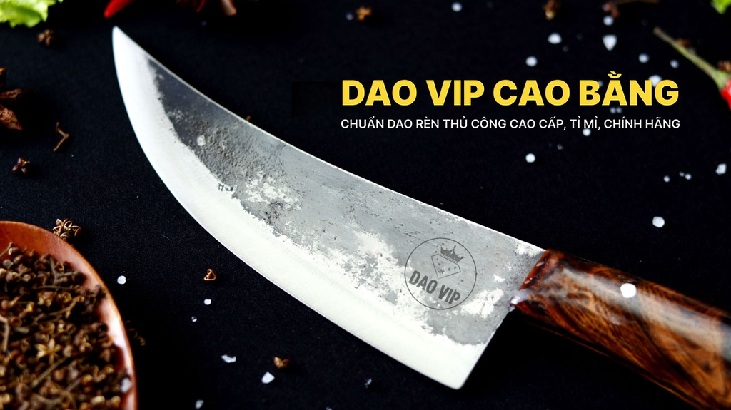 DAO LỌC - THÁI 01 CÁN GỖ TỰ NHIÊN G14 | DAO VIP CAO BẰNG