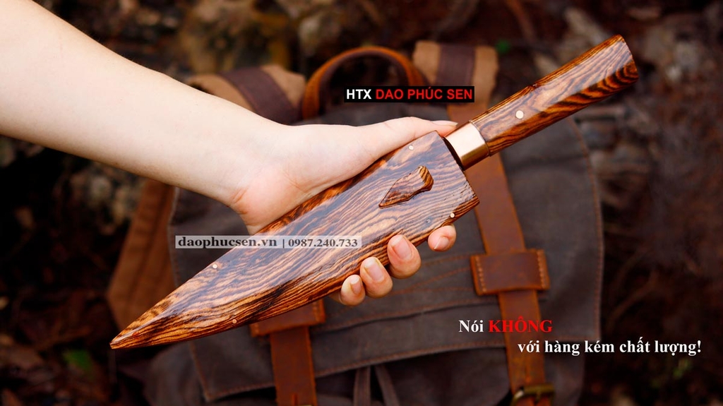 DAO PHILE KIỂU 03 VỎ GỖ - N05DDVG