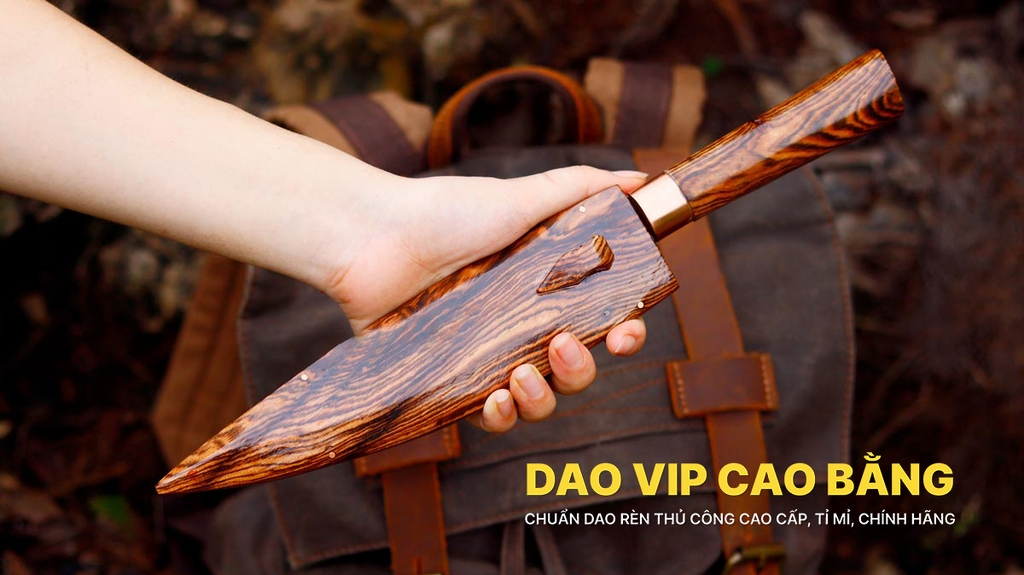 DAO PHILE KIỂU 03 VỎ GỖ - N05DDVG DAO VIP CAO BẰNG