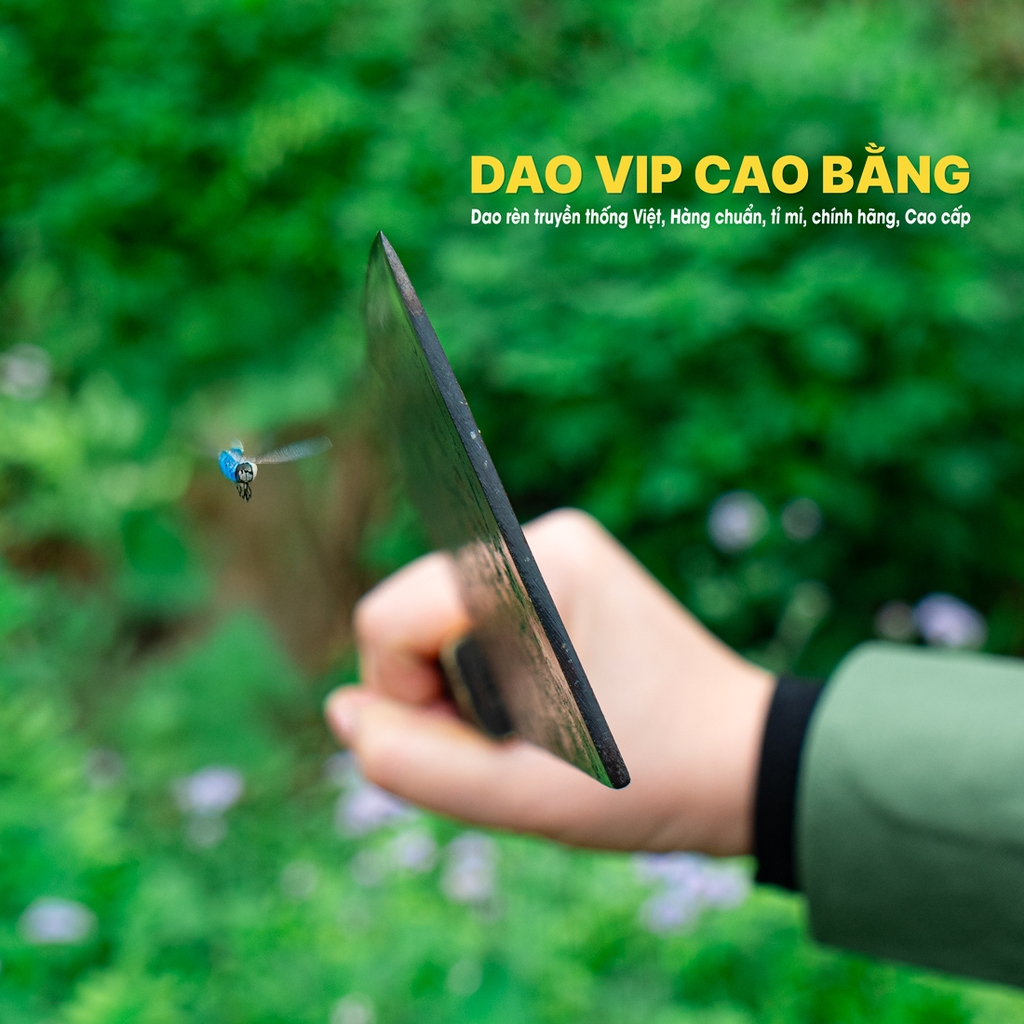 Dao chặt gà rèn thủ công nhíp xe - CG88 DAO VIP CAO BẰNG