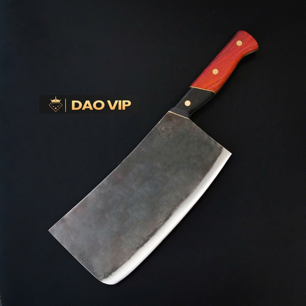 Dao chặt gà rèn thủ công nhíp xe - DVG14P DAO VIP CAO BẰNG