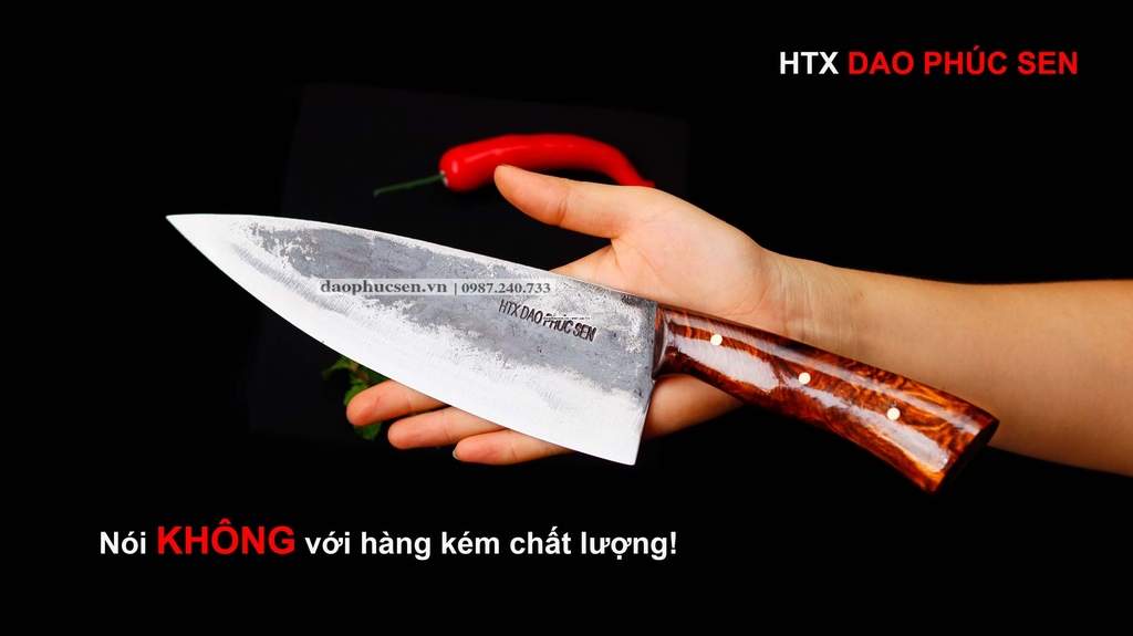 DAO ĐẦU BẾP cán ốp cẩm