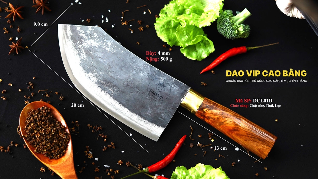 DAO CHẶT - LỌC 01 khâu đồng DCL01D DAO VIP CAO BẰNG