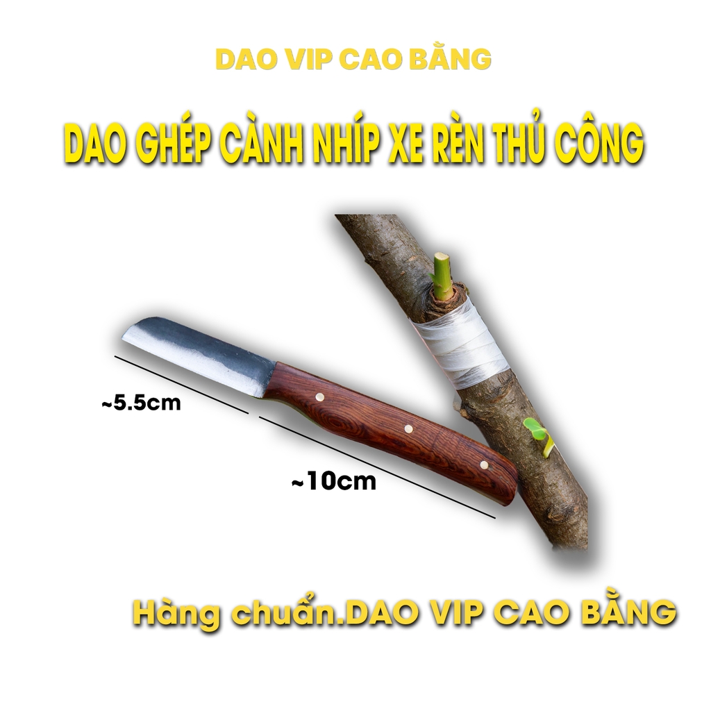 Dao ghép cành nhíp xe rèn thủ công - DRM DAO VIP CAO BẰNG
