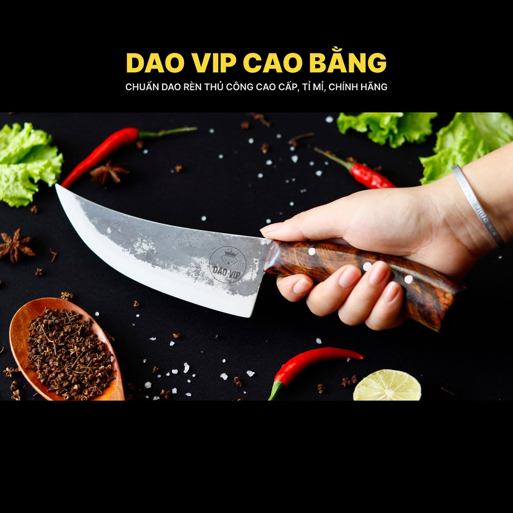 DAO LỌC - THÁI 01 CÁN GỖ TỰ NHIÊN G14 | DAO VIP CAO BẰNG