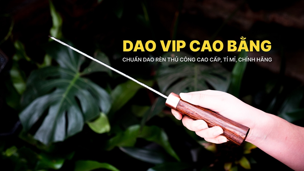 Dao chặt gà thép nhíp sắc bén - N09TDD DAO VIP CAO BẰNG