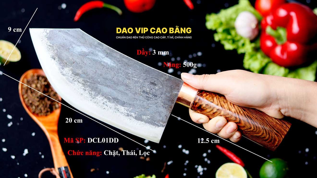 Dao chặt lọc DCL01DD DAO VIP CAO BẰNG