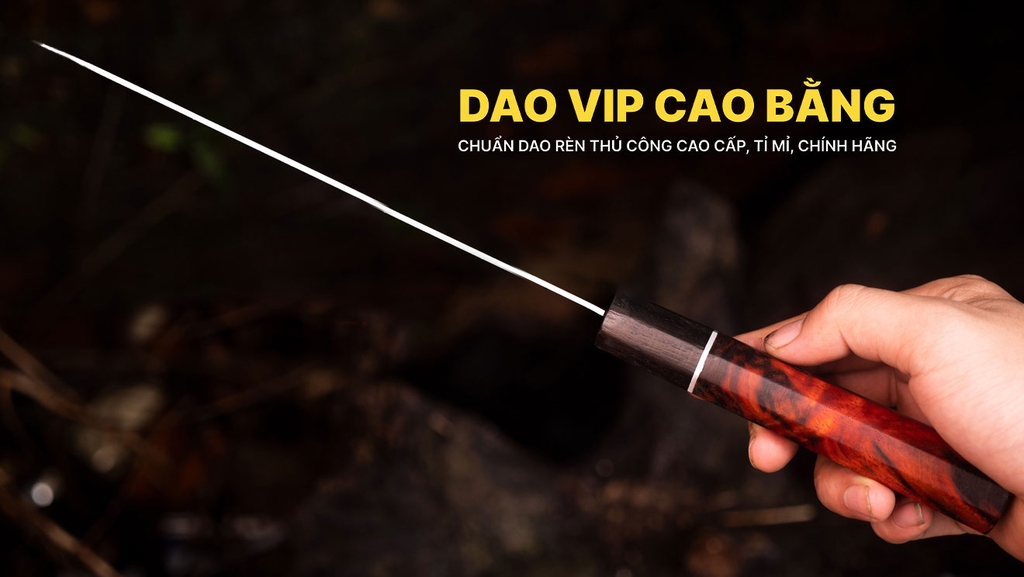 Dao thái lọc thép trắng DNK01 kháng gỉ tốt, HÀNG CHUẨN CỦA DAO VIP CAO BẰNG